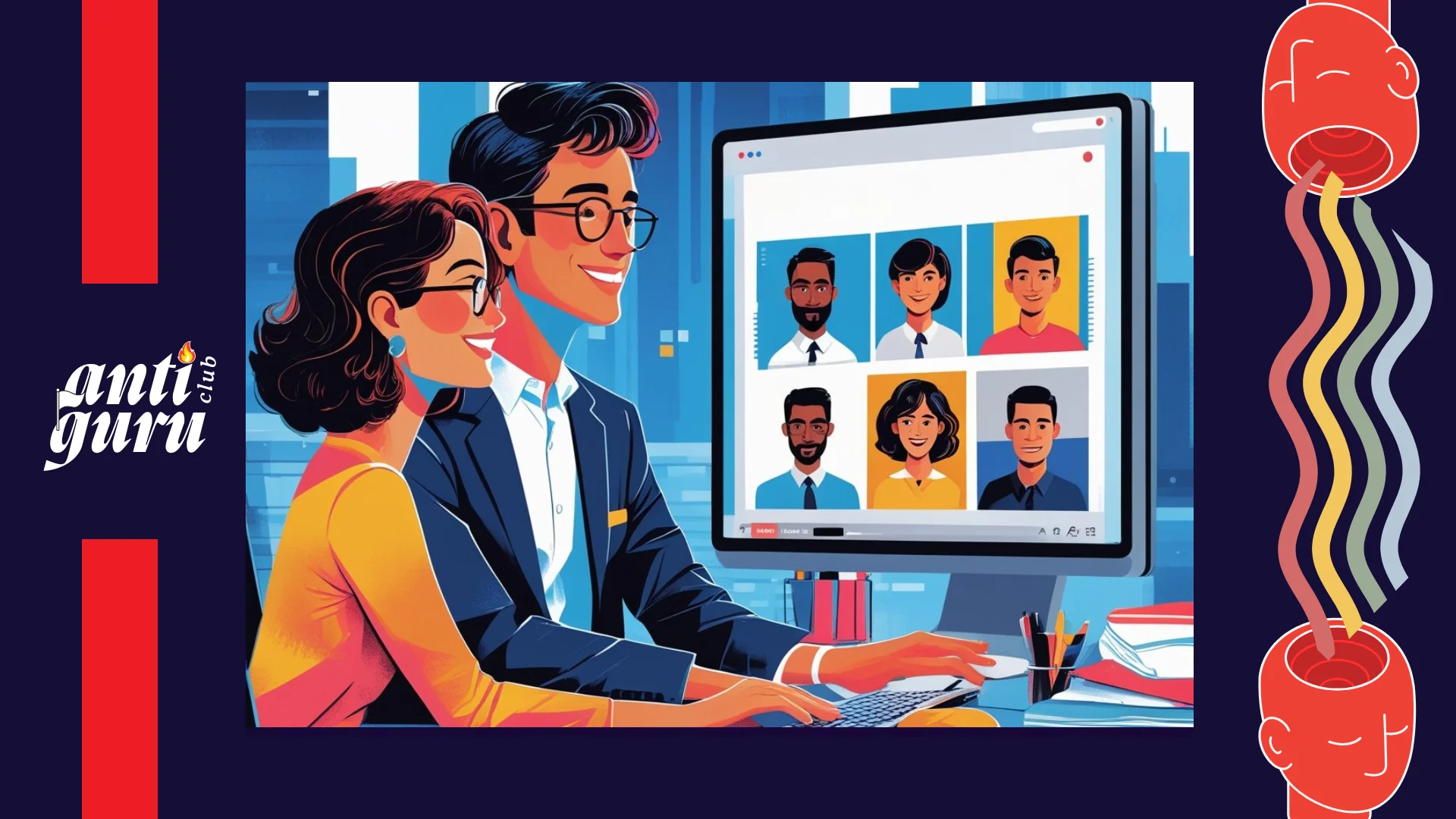 “Ilustração do uso da comunicação personalizada e contextualizada em estratégias de marketing e vendas.”